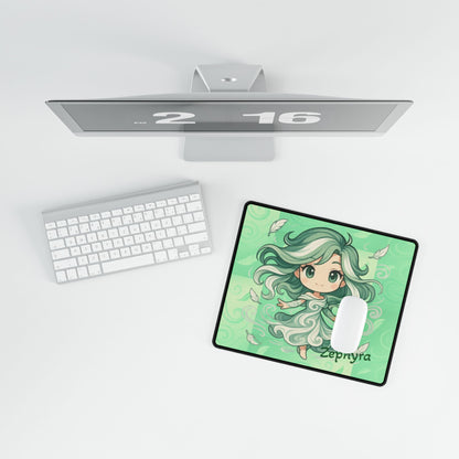 Cute Chibi Winder Dancer #2 Desk Mat | Gamer Gift, Home Office Decor, Anime Aesthetic