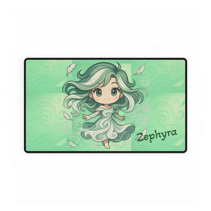 Cute Chibi Winder Dancer #2 Desk Mat | Gamer Gift, Home Office Decor, Anime Aesthetic